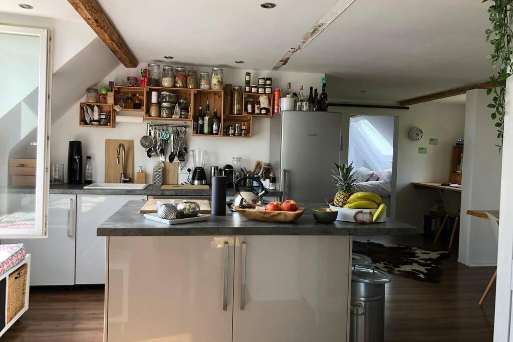 Idyllische Ferienwohnung Mit Rheinblick Appartement Keulen